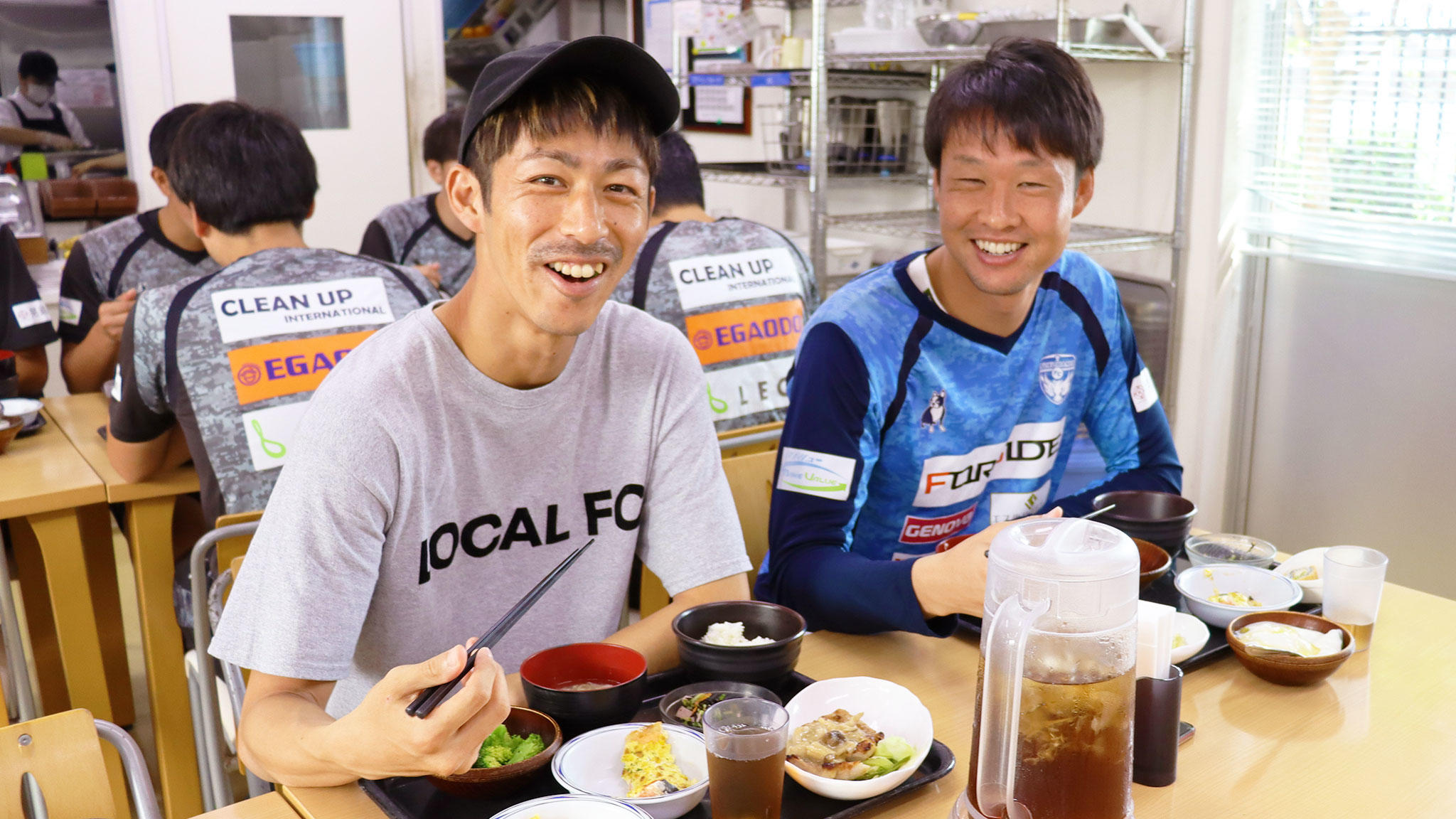 体調管理の秘訣は、バランスのよいメニューを食べ続けること MF 佐藤 謙介 選手