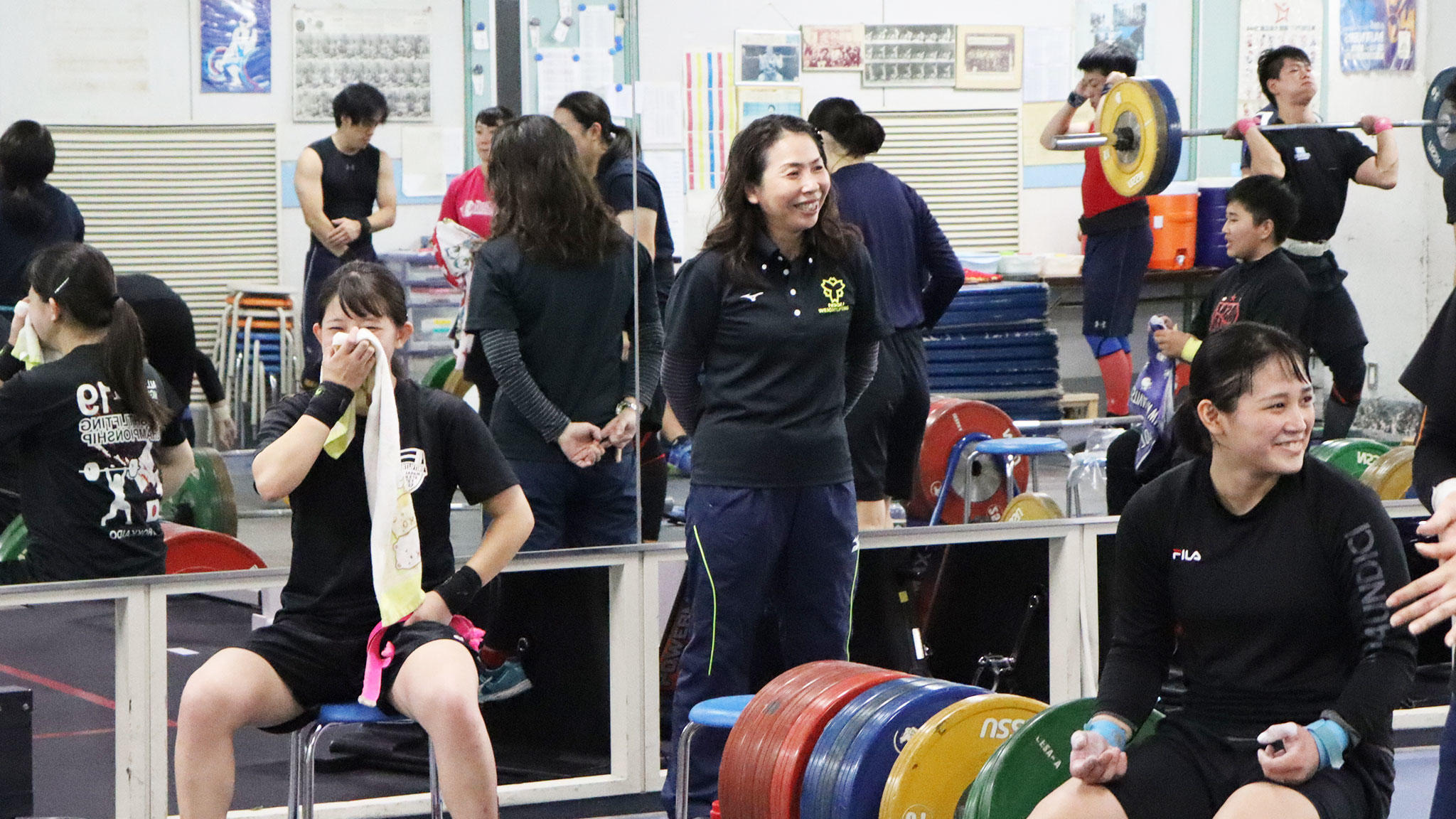 日本体育大学ウエイトリフティング部女子の加藤智子監督