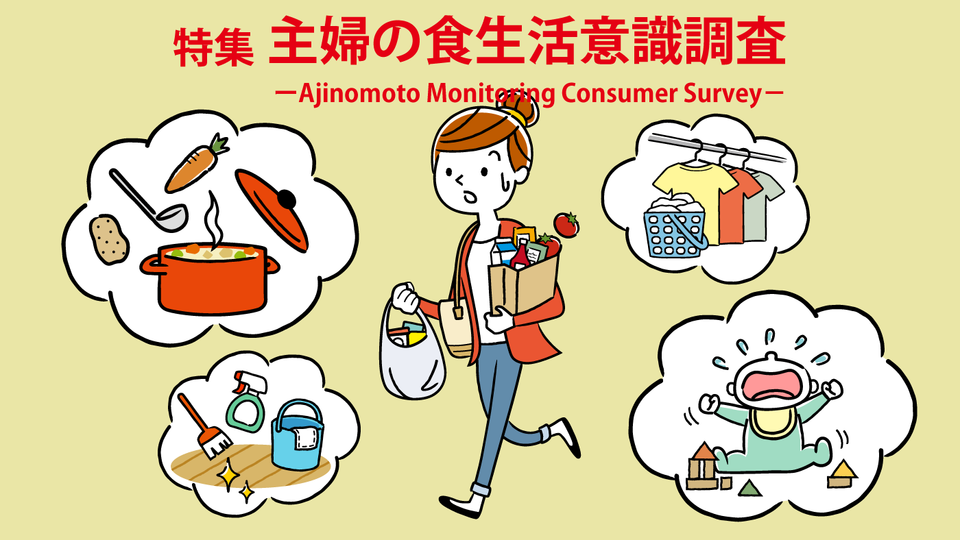 特集「主婦の食生活意識調査」（Ajinomoto Monitoring Consumer Survey）